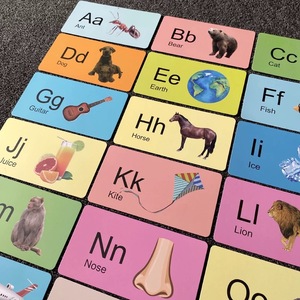 <span class=keywords><strong>Gioco</strong></span> di Carte Personalizzato per Bambini per l'Apprendimento delle Lettere dell'Alfabeto Inglese, Giocattolo Educativo Precoce - Product Image 6