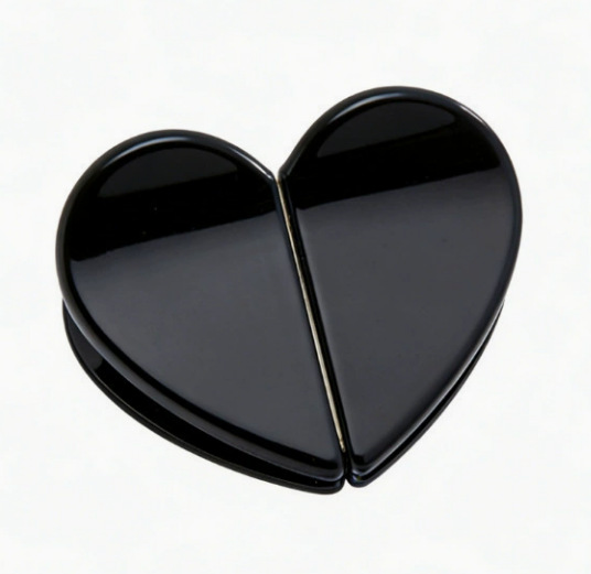 Black (Heart-shaped)