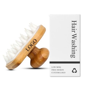 Champú con logotipo privado, cepillo <span class=keywords><strong>para</strong></span> el pelo, masajeador de cuero cabelludo, champú de silicona, masaje <span class=keywords><strong>para</strong></span> el <span class=keywords><strong>cabello</strong></span>, peine <span class=keywords><strong>para</strong></span> el cuero cabelludo, cepillo portátil <span class=keywords><strong>para</strong></span> peluquería - Product Image 3