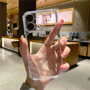 เคสกันกระแทก TPU สีเหลืองสำหรับ iPhone 13 14 15 PRO MAX ปุ่มเคลือบอิเล็คโทรเพลทอะคริลิคใสแบบแข็ง - Product Image 5