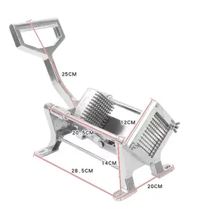 Thuisgebruik Chips Machine/Chips Snijmachine/Cube Slice Strip Snijmachine