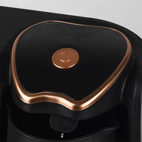 Cafetière électrique turque en acier inoxydable, Cezve Ibrik, bouilloire à café arabe portable avec protection contre la surchauffe