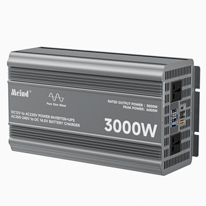 Onduleur solaire hors réseau 3000W 12V vers <span class=keywords><strong>220V</strong></span> avec surtension de 6000W et <span class=keywords><strong>chargeur</strong></span> de batterie CA pour <span class=keywords><strong>camping</strong></span>-<span class=keywords><strong>car</strong></span> et usage domestique - Product Image 1