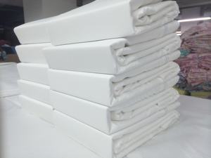 Hotel qualität TEX 100% Baumwolle Bettwäsche Set Woven Simple 80 Solid Bettwäsche - Product Image 2