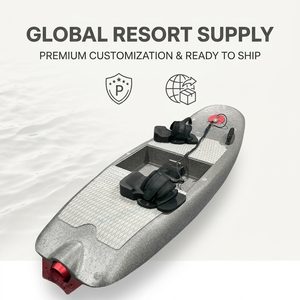 Nouveauté : Planche de wakeboard/bodyboard personnalisable en fibre de verre grise, légère, propulsée par <span class=keywords><strong>jet</strong></span> et alimentée par batterie, pour sports nautiques - Product Image 1