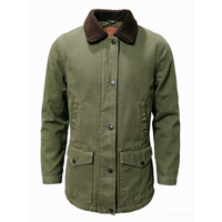 V.ROC.V CP-JKT-113 Veste de travail unisexe imperméable en toile de coton avec doublure matelassée, détection par aiguille, norme Oeko-Tex