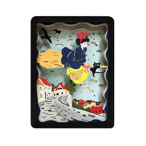 Lámpara <span class=keywords><strong>de</strong></span> decoración para dormitorio <span class=keywords><strong>de</strong></span> niñas, caja <span class=keywords><strong>de</strong></span> luz <span class=keywords><strong>de</strong></span> corte <span class=keywords><strong>de</strong></span> papel higiénico, <span class=keywords><strong>de</strong></span> Anime japonés - Product Image 1