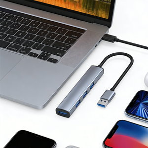 ULT-unite Hub USB 4-en-1 Type C 4 ports – Nouveauté chinoise – Hub USB 3.0 à 4 ports – Prix bas - Product Image 4