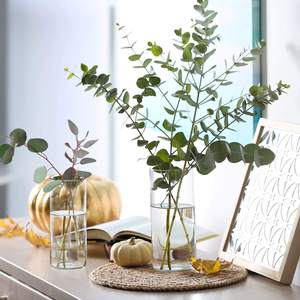 Lọ hoa trụ thủy tinh trong suốt, trang trí nhà cửa, giá đỡ nến nổi, vật trang trí trung tâm bàn tiệc cưới, dùng cho sự kiện và gia đình - Product Image 3