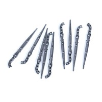 Compensateur de pression à flèche courbée 3/5 mm pour irrigation de serre et jardin, goutteur pour arbres fruitiers, dispositif d'arrosage automatique 1/8 pouce