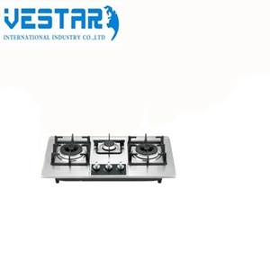 <strong>Prestige</strong> Iris 3 <strong>Burner</strong> <strong>Gas</strong> <strong>Stove</strong> | Toughened Glass Top | Tri-Pin Brass <strong>Burners</strong> | Ergonomic Knob | Black | 2Yr Warranty | Outdoor - Product Image 5