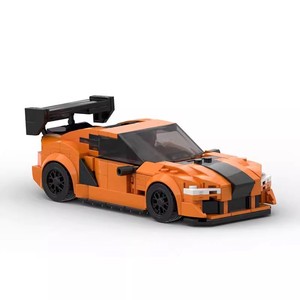 Kit de construction de modèles de voitures Moc Diy <span class=keywords><strong>Puzzle</strong></span> Assembly Building Block Car Model Set Racing Classic Old Car SUV Model - Product Image 2