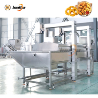 Machine à frire industrielle à écran tactile PLC pour les anneaux d'oignon, friteuse électrique professionnelle, ligne de production de nuggets de poulet