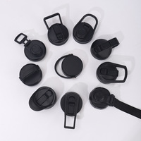 Bouteille d'eau portable personnalisée de 500 ml en acier inoxydable 304 à double paroi isolée sous vide, écologique, avec paille et poignée pour le sport et la gym