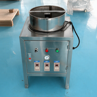 Machine à éplucher l'ail automatique 30 kg/h en acier inoxydable, machine pneumatique compacte pour éplucher l'ail sec