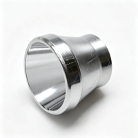 Réflecteur LED simple à prix d'usine, en alliage d'aluminium AL6063, lisse et brillant, pour projecteur haute puissance