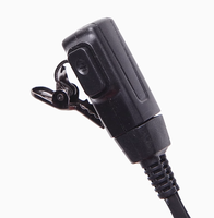 K Plug earphone Ptt 2 cara, Radio Baofeng Air tabung akustik untuk Baofeng UV5R UV82 888S