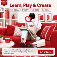Robot Humanoide de Alto Rendimiento de Código Abierto, Robot Ligero de 21 Grados de Libertad para Educación, Investigación e Interacción Doméstica