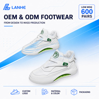 Nouvelles chaussures blanches pour hommes à coussin d'air, semelle épaisse, montantes, rehaussantes, polyvalentes, tendance, décontractées, à fermeture Velcro, en cuir synthétique