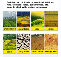 Cultivateur agricole multifonctionnel à essence, mini-motoculteur, machine à labourer et à creuser des fossés avec fonction de désherbage et garantie d'un an