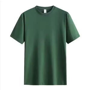 T-shirt pour homme 230g, sérigraphie personnalisée, logo au dos, spandex/coton, haute qualité, col rond, manches courtes, respirant, coupe ample - Product Image 3