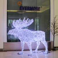 Grande boîte cadeau de noël à led,, ours polaire, parapluie, renne, aile, décoration, motif lumineux pour la rue