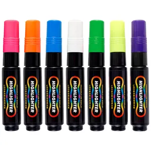 Werkseitig verkaufter sieben farbiger, schnell trocknender elektronischer LED-Bildschirm kann fluor zierende Stift markierung flüssigkeit verwenden
