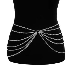 <span class=keywords><strong>2026</strong></span> Nova Coleção: Corrente Corporal Geométrica em U para Mulheres, Joia de Cintura de Seis Camadas, Acessório Personalizado para Festas e Praia - Product Image 3