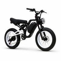 Vélo électrique 750W 48V 15AH Noir Blanc Design intemporel 7 vitesses Frein à disque hydraulique Conduite urbaine pour la vie en ville