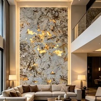 Marbre Dolomite Italien Moderne Pandora, Dalle Ciselée Étanche pour Appartement, Hôtel, Villa, Hôpital, Salle de Bain, Salon, Mur