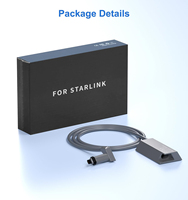 Starlink Kit de adaptador Ethernet Cable Starlink Rectangular Satélite Internet V2 para Starlink Adaptador Ethernet Gen 2