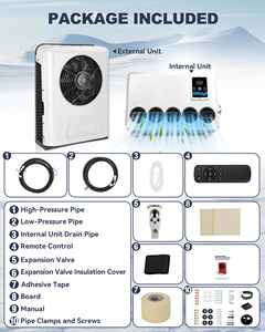 24v Mini Split 12V Air Conditioner Semi Truck <b>AC</b> Cooling Low Noise Apu for Sleeper EAC1009 Truck Apu Parking <b>Cooler</b> EAC1009 EAC1 - Product Image 6