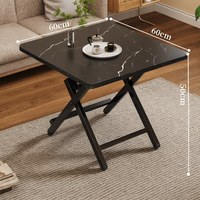 Table à café pliable carrée en bois, gain de place, pour la maison, la cuisine, les petits appartements, la salle à manger, design de meubles compacts