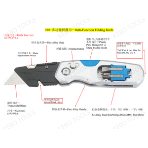 Xưởng công nghiệp bền sắc nét bán chạy nhất phát hành nhanh chóng dao tiện ích chất lượng cao với hiệu suất lâu dài đáng tin cậy - Product Image 2