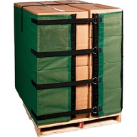 Filet de sécurité industriel en plastique recyclé en gros, 3' x 15', filet de protection pour palettes, filet de protection pour palettes