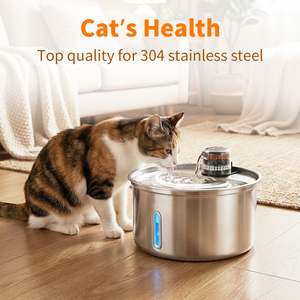 Bebedero Automático Inteligente Premium para Mascotas, Acero Inoxidable 304, ABS Ecológico, Fácil <span class=keywords><strong>de</strong></span> Limpiar, para Perros, Gatos y Animales Pequeños - Product Image 2