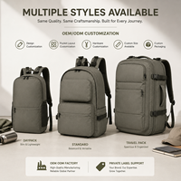 Sac à dos décontracté et étanche pour ordinateur portable, taille personnalisée en pouces, avec port USB, style anglais, multifonctionnel pour l'université, pour femmes et hommes