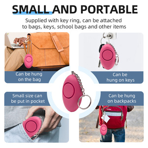 <span class=keywords><strong>Alarm</strong></span> Pribadi Mini Portabel Sensitivitas Tinggi 130dB Bahan ABS Cantik dan Praktis - Product Image 5