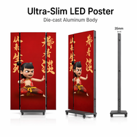 Schermo Pubblicitario LED Ultra Sottile GOB a Colori HDR10+ per Negozi