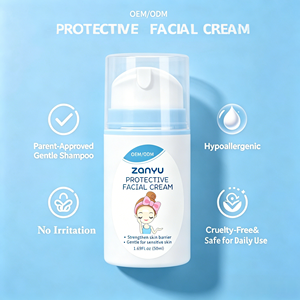 Crème Hydratante et Protectrice Visage et Corps Bébé 50ml à l'Acide Hyaluronique et à la Camomille pour Peaux Très Sèches – Marque Blanche - Product Image 1