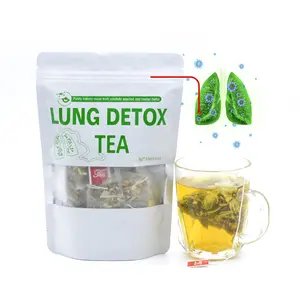 Chinahherbs phổi người hút thuốc trà nhãn hiệu riêng phổi cai nghiện Trung Quốc Trà thảo dược nhà sản xuất phổi làm sạch bỏ hút thuốc trà