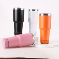 Gobelet isotherme portable en acier inoxydable 304 de 30 oz avec isolation sous vide, audio Bluetooth intégré, pour boissons froides, modèle Ice Bully.