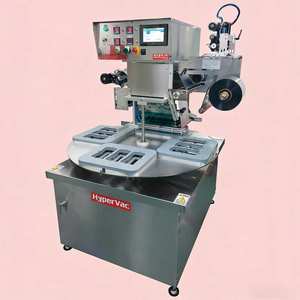 Máquina Selladora de Bandejas Automática Multifunción con Mesa Giratoria para Envasado Industrial de Frutas, Verduras y Carne - Product Image 2