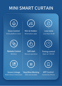 4.2MスマートカーテンモーターTuya Wifi/<span class=keywords><strong>zigbee</strong></span>/Ewlink/MatterトラックキットAmazon Alexa/Googleアシスタント付きホームおよびオフィス用 - Product Image 5