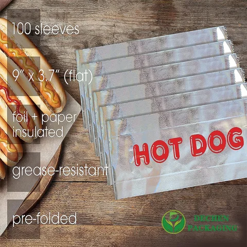 Hotdog Foil Bags