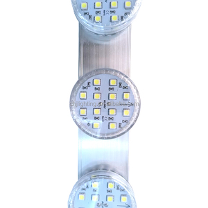 AC24V Auto-Vorprogrammierte Karnevals-LED-Spaßlichter Weiße Punktlichter 60mm 18LEDs 360 Grad IP66 Wasserdichte Pixel-Leuchte E14 - Product Image 4