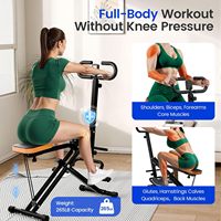 Máquina de Remo Fácil de Instalar y Plegable, Equipo de Ejercicio con Resistencia Ajustable, Mecánica, Total Crunch