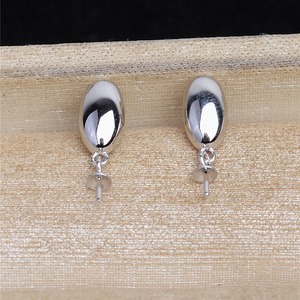 Accesorios de Plata S925 para DIY, Perlas Semiterminadas, 6-10 Triángulos, para Pendientes, Joyería, Nuevo 960 - Product Image 4
