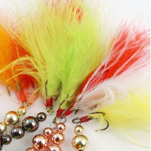 Esca da Pesca a Forma di Cucchiaio Spirale in Metallo con Gancio Triplo e Piuma di Tacchino per Pesca in Acqua Dolce - Product Image 5