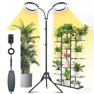 Lámpara de Cultivo LED de Espectro Completo con Anillo Ajustable en Altura, Lámpara de Cultivo de Pie de 6 Pulgadas para Suculentas, Plantas Verdes y Hierbas - Product Image 2